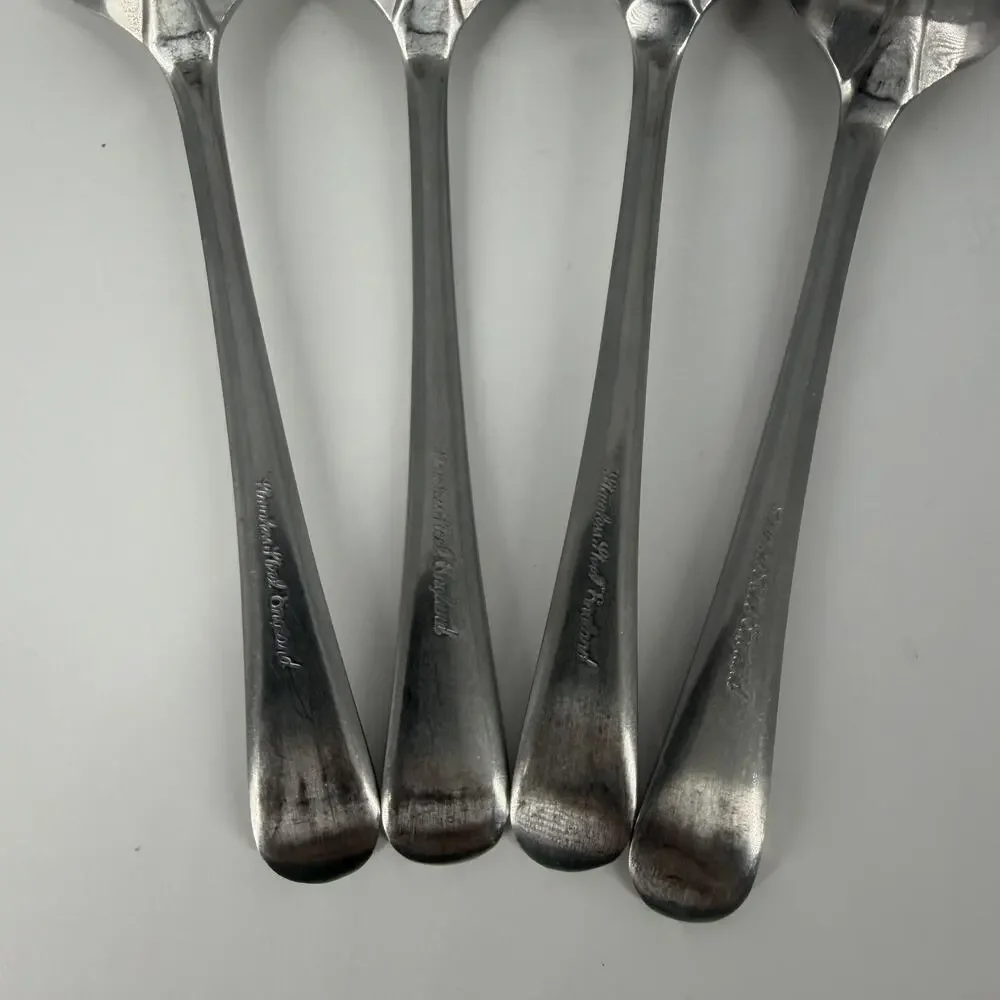 4X Tsp Cooper Bros QUEEN ANNE Stainless Teaspoons England